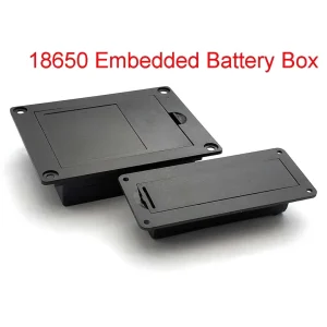 1x2x3x 18650 Covered Battery Box Embedded Series Parallel Connection