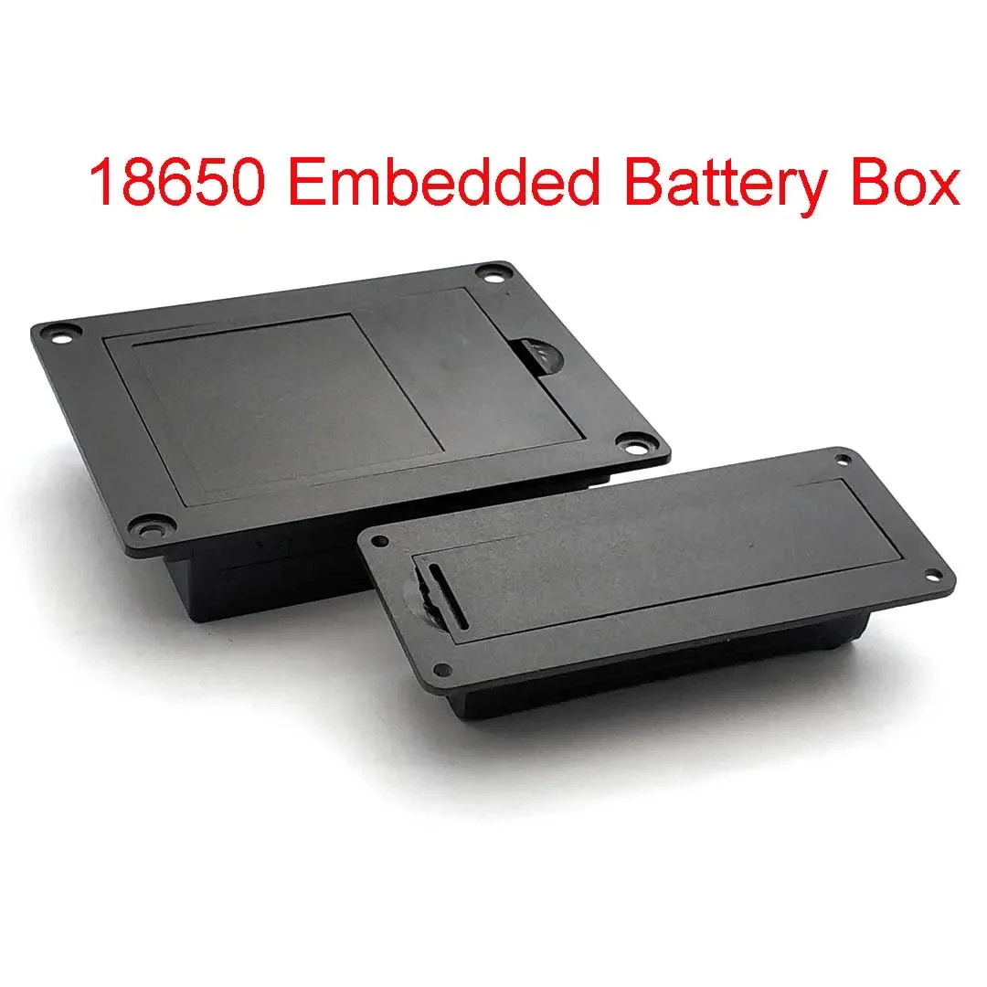 1x2x3x 18650 Covered Battery Box Embedded Series Parallel Connection