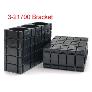 3-21700 21.2MM 21.7MM Battery Holder Bracket Cell Safety Anti Vibration Brackets for 21700 Batteries Staggered