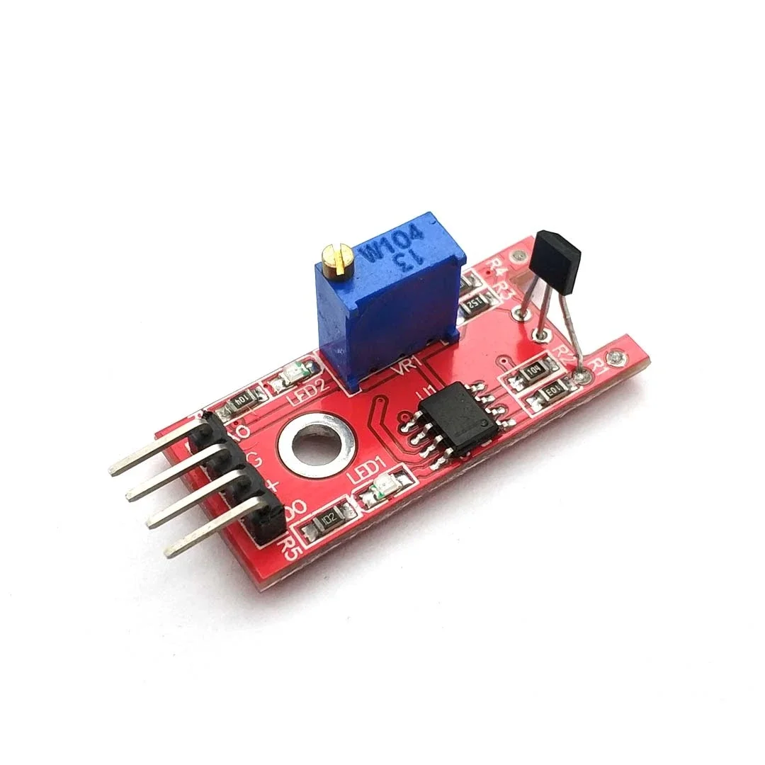 KY-024 Speed Sensor Module Smart Electronics 4pin KY-024 Linear Magnetic Hall Switches Speed Counting Sensor for Arduino Diy Kit - Image 2