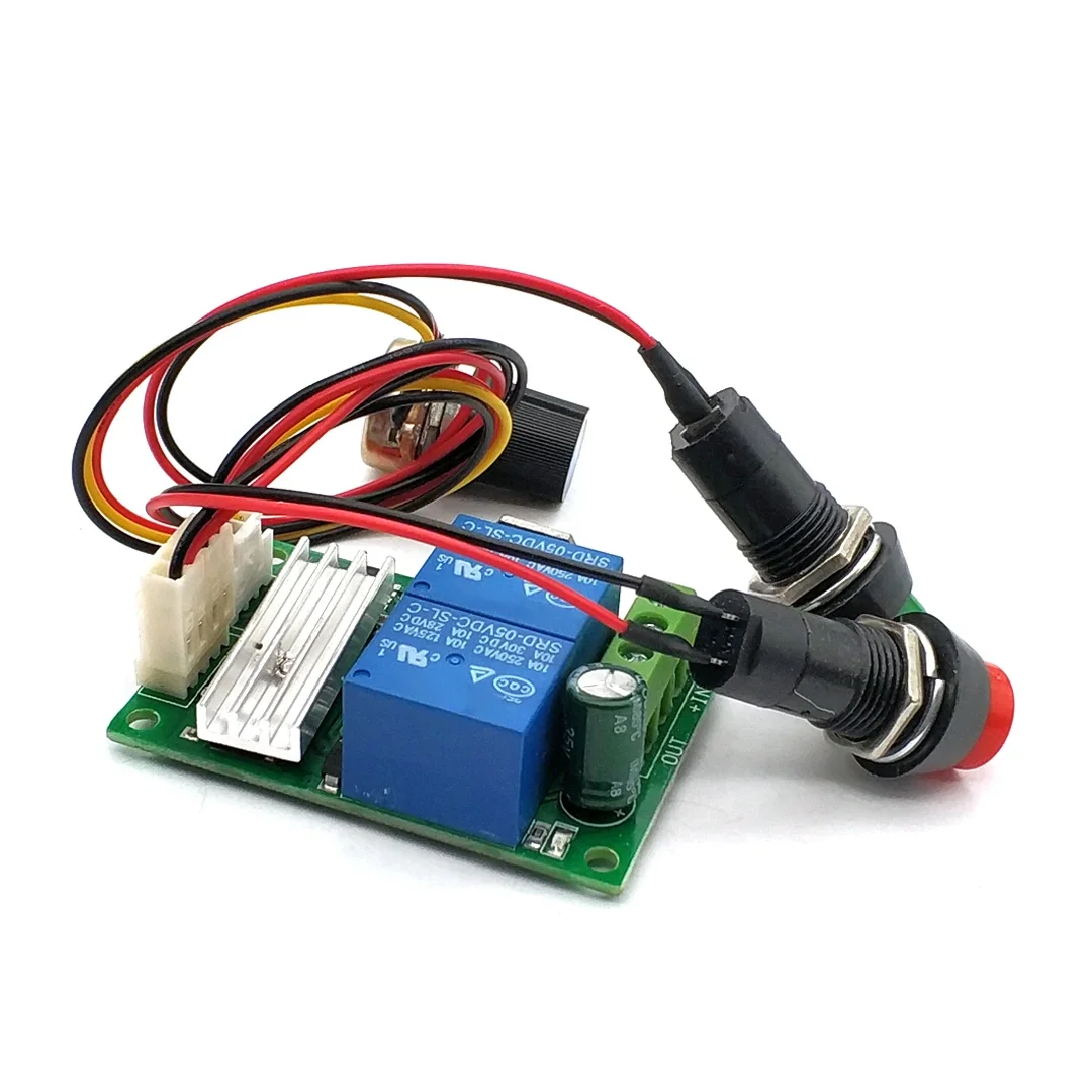 PWM DC Motor Speed Regulator Controller Board Adjustable Speed Control Reversible PWM Relay Module DC 6V-28V 12V 24V 3A 21kHz - Image 2