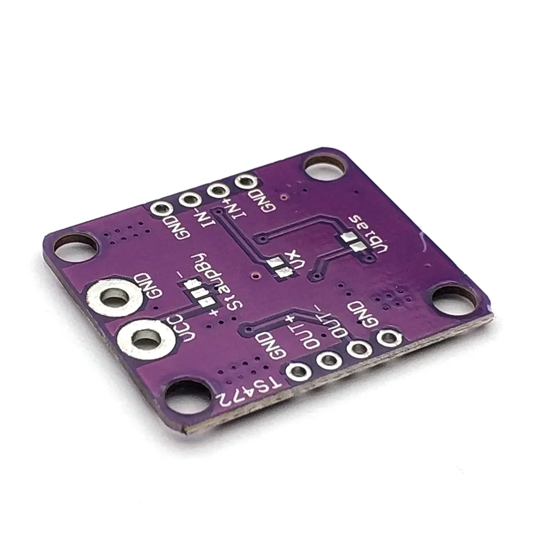 TS472 Amplifier Module Low Noise Electret Microphone Audio Preamplifier Board with 2.0 V Bias Output PDA Audio Development Board - Image 3