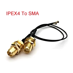 SMA / RP-SMA female to MHF4 IPEX IPX RF plug Pigtail cable for Mini 0.81mm PCI card intel WIFI Board 10cm 15cm 20cm 30cm