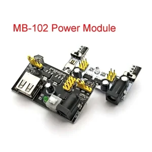 Mb-102 Breadboard Power Supply Module /mb102 White Breadboard Dedicated Power Module 2-way 3.3V 5V MB-102 Solderless Bread Board