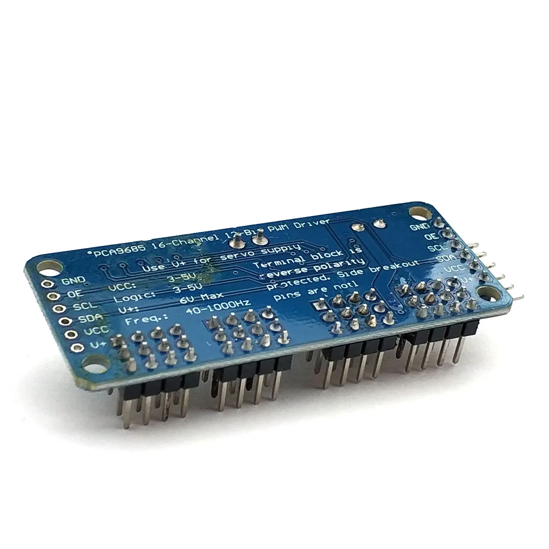 16 Channel 12-bit PWM/Servo Driver-I2C Interface PCA9685 Module Pi Shield Module Servo Shield - Image 4